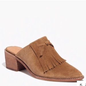 Madewell fringe mules